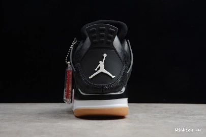 LASER JORDAN AIR 4 GUM BLACK SE 0804